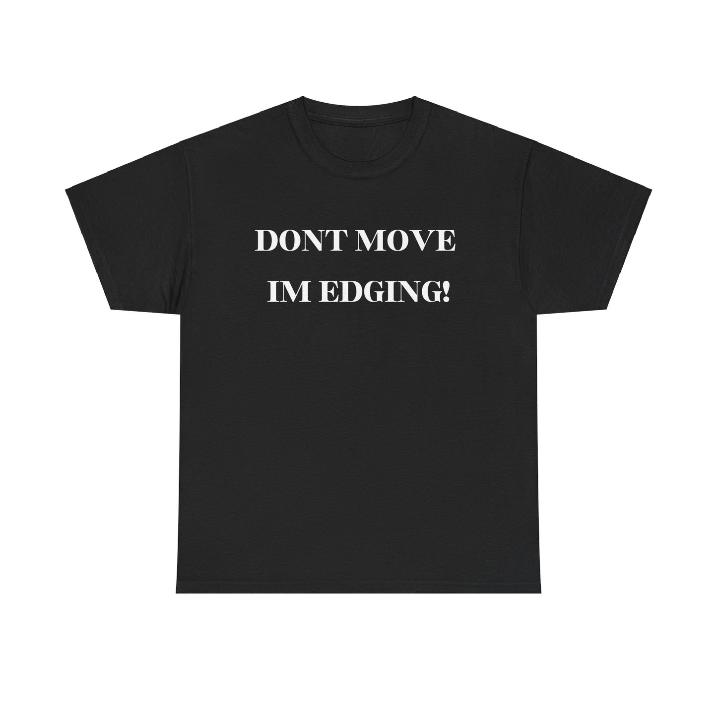 "Dont Move I Am Edging" Tee